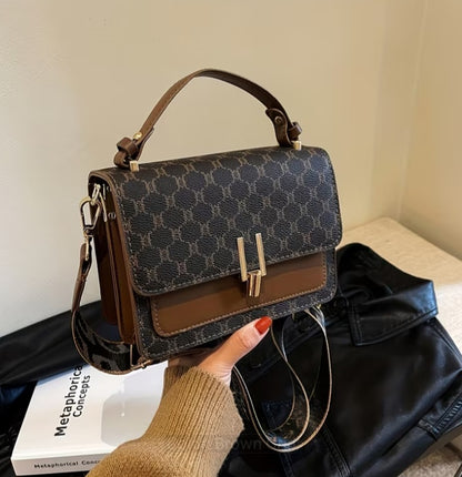 Vintage square crossbody hand bag