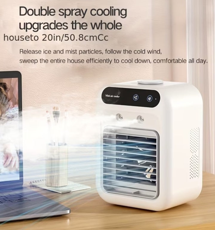 Portable all in one cooling fan