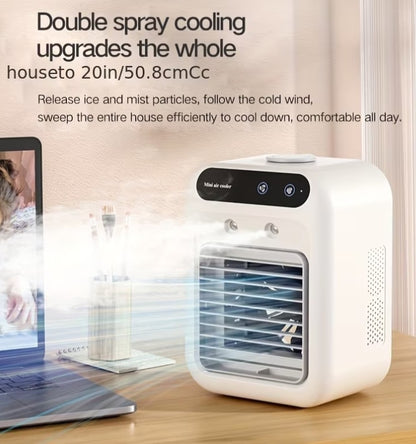 Portable all in one cooling fan